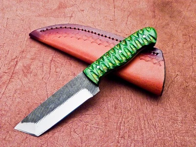 CUSTOM HAND FORGED CARBON STEEL 8" Hunting Knife – SKINNING KNIFE TR-6284 - Image 1 of 4