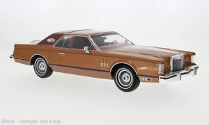 Modellino auto Lincoln Continental Mk V 1978 rame 1:18 MCG - Foto 1 di 9