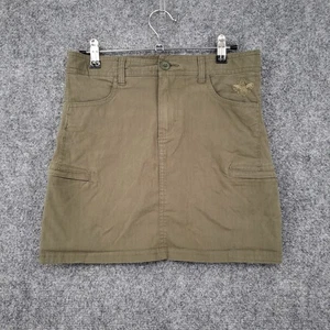 Boy Scouts Of America Skort Girls 12 Green Uniform Skirt BSA Stretch Hiking - Picture 1 of 11