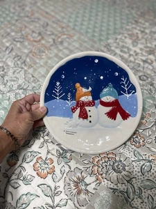 St. Nicholas Square Snow Days Plate - Picture 1 of 8