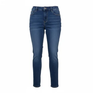 Jordache Super Skinny Jeans Womens Size 16 Dark Wash Denim Comfort Stretch - Picture 1 of 8