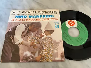 45 ANDREA BALESTRI "LE AVVENTURE DI PINOCCHIO" NMINT ORIGINAL ITALY 1972 - Picture 1 of 2