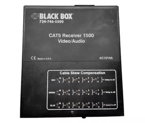 Black Box CAT5 Receiver 1500 Audio/Video AC1014A 724-746-5500 - Bild 1 von 12