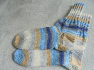Wollsocken handgestrickt Größe 40/41 (550-75) - Bild 1 von 6