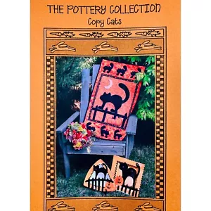 Copia Gatti Halloween Trapunta MODELLO The Pottery Collection di Rabbit Run Gatto Nero - Foto 1 di 6