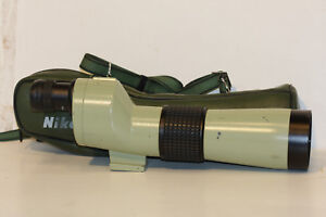 NIKON        20 x 60   spotting scope  stunning view out     made in japan