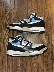 Nike Air Flight 89 A Retro White Black University Blue Mens Size 8 315793-142 - Picture 1 of 10