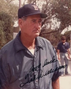 RED SOX - TED WILLIAMS SIGNED 8"X10"PHOTO. JSA FULL LETTER! THE BEST ON EBAY! - Picture 1 of 2