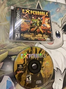 Expendable (Sony PlayStation 1, 2000) PS1 Complete Manual CIB - Picture 1 of 1