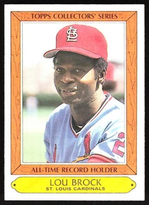 1985 Topps Woolworth All-Time Record Holders Lou Brock #5 Card - Picture 1 of 2