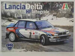 ITALERI 1:24 KIT AUTO LANCIA DELTA HF INTEGRALE  RALLY MONTE CARLO 1990 ART 3658 - Foto 1 di 1