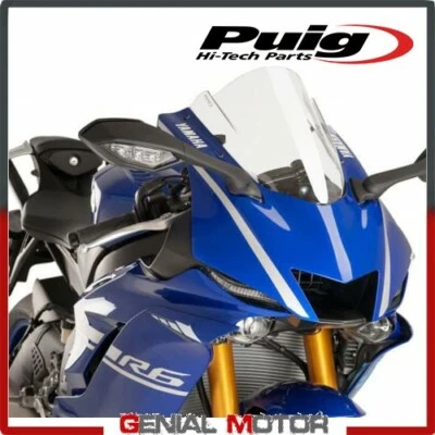 CUPOLINO PUIG TRASPARENTE 9723W YAMAHA YZF-R6 600 2017 / 2018 - Immagine 1 di 2