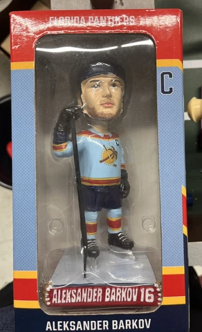 NHL Florida Panthers Alexander Barkov #16 Reverse Retro Bobblehead -Brand New Cover