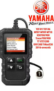 Yamaha  FI, OBD2 fault code scanner diagnostic tool MT10 MT09 XSR900 R1 R6 MT07