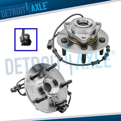 Pair (2) Front Wheel Hub and Bearings for 2002-2005 Dodge Ram 1500 w/ ABS 5LUGS - Image 1 of 4