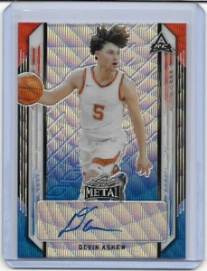Devin Askew 2021-22 Leaf Metal SP Auto Red White Blue #1/7 - Picture 1 of 2