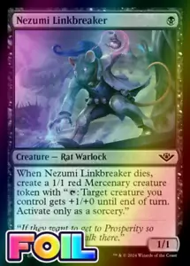 x1 Nezumi Linkbreaker OTJ MTG 96 FOIL COMMON M/NM 1x - Picture 1 of 1