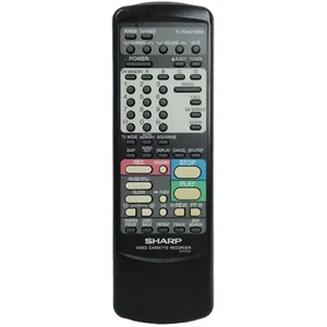 Control remoto VCR de fábrica original de fábrica Sharp G0726GE VCH890, VCH870, VC6630, VCA630 - Imagen 1 de 8