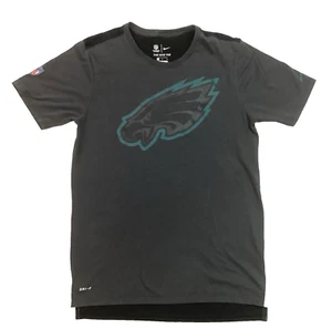 Nike NFL On Field Apparel Eagles -Men's Sz Medium -Gray Short-Sleeve 840928-060 - Picture 1 of 13