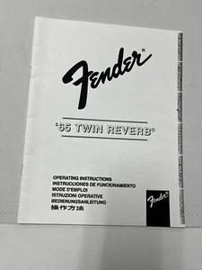 Fender '65 Twin Hall Bedienungsanleitung - Bild 1 von 1