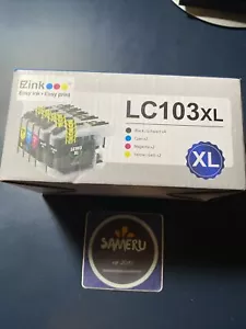 NEW EZ INK EASY INK LC103XL XL 10 PACK 4 BLACK 2 CYAN 2 MAGENTA 2 YELLOW SEALED - Picture 1 of 6