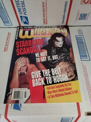 Revista Pro Wrestling Illustrated mayo 1998 cubierta de picadura con póster estilo ~ Cb50 Foto 1 de 4