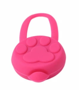 PRECORN ciondolo luminoso LED in silicone rosa collare luminoso per cane animale domestico e molto altro - Foto 1 di 7