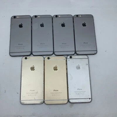 *PARTS/REPAIR* Lot of UNTESTED 7 iPhone 6 Model A1586 - Image 1 of 4
