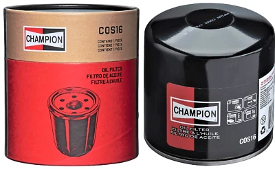 Filtro de óleo Champion COS16 até 12000 milhas para vários Dodge Jeep Chrysler Volvo - Imagem 1 de 4
