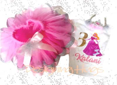 Camisa ou roupa de aniversário personalizada para bebês meninas pequenas - Imagem 1 de 4