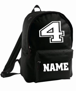 Mochila Cumpleaños Infantil Personalizada Mochila Añadir Nombre y Año Escuela 4º Regalo - Imagen 1 de 12