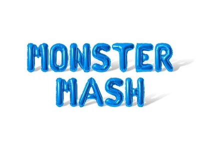 Banner Globo Letra MONSTER MASH - Hágalo Usted Mismo Decoración Fiesta Halloween Foto 1 de 4
