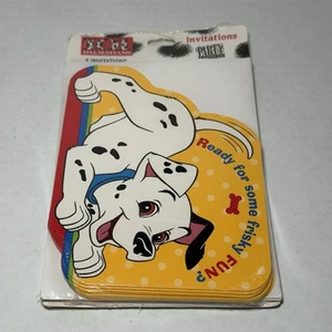 Hallmark 101 Dalmatiner Party Einladung Neu Versiegelt 8er Set Vintage Disney - Bild 1 von 2