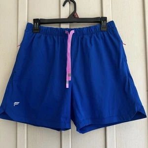 Pantalones Cortos Fabletics The One Celest Para Hombre Medianos 5” Pull On Deportivos Forrados - Imagen 1 de 8