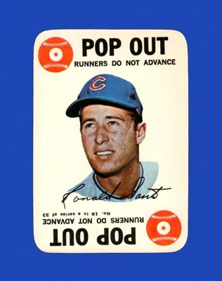 1968 Topps Game Set-Break No 19 Рон Санто NR-MINT *GMCARDS* - Изображение 1 из 2