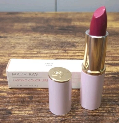 Vintage Mary Kay Lasting Color Lipstick .14 Oz Grape 4864 NIB - Image 1 of 4