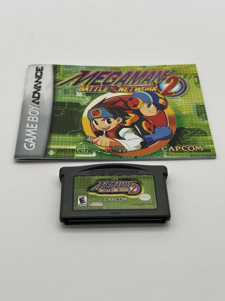 Mega Man Battle Network 2 Plus Manual (Nintendo Gameboy Advance, 2002) GBA Foto 1 de 1