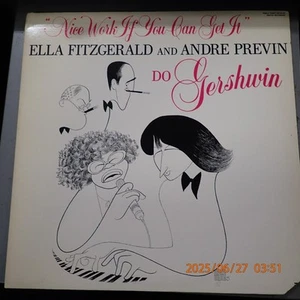 Ella Fitzgerald And Andre Previn - Nice Work If You Can Get It LP Pablo D2312140 - Picture 1 of 7
