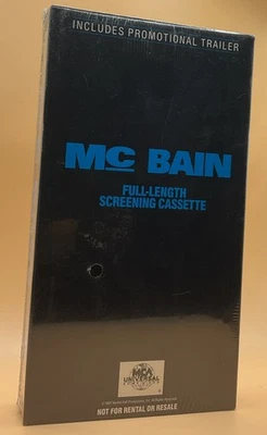 McBain VHS 1992 Christopher Walken *SEALED PROMO SCREENER* **Buy 2 Get 1 Free** - Image 1 of 4
