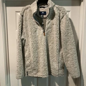 Camisa Southern Suéter Sherpa Pullover Chaqueta Cremallera M Mediana Mujer Vellón - Imagen 1 de 5