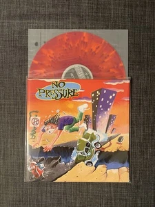 No Pressure Vinyl 2022 S/T Solid Red W Neon Violet Splatter Triple B /500 NEW - Picture 1 of 4