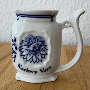 Kleiner Kurbecher Kurtasse Karlovy Vary Karlsbad Zwiebelmuster JP Porzellan RAR - Bild 1 von 3