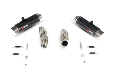 Scorpion Exhaust RP1-GP Slip-on Pair Carbon Fibre Kawasaki Z1000 2014-2016 - Image 1 of 4