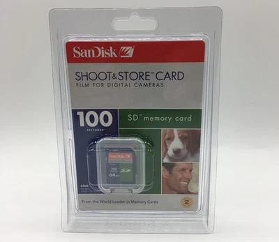 SanDisk 64 MB Shoot & Store Secure Digital Memory Card (SDSDS-64-A99) - Image 1 of 2