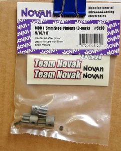 Novak 5109 5MM Mod.1 Pinion Gears 3-Pack 9/10/11T NOS - Picture 1 of 1