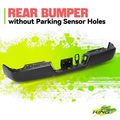 OE Style w/o Sensor Hole Paint Black Rear Bumper Face Bar for Ram 2500 13-18 - Image 1 of 4