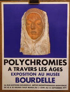 Affiche originale Polychromies à travers les âges exposition de 1971 /RS609 - Picture 1 of 1