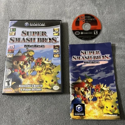 Super Smash Bros Melee (Nintendo GameCube, 2001) CIB Tested And Works - Image 1 of 4