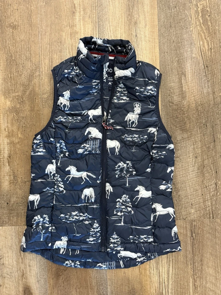 Chaleco acolchado estampado caballo Arita, "Emma" para mujer - talla XS Foto 1 de 1