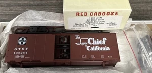 Red Caboose HO Kit RC-8030-3b 1937 AAR 40’ Box Car Sgl Car Santa Fe Super Chief - Picture 1 of 3